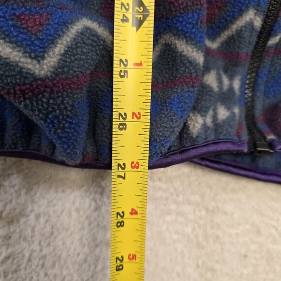 Vintage Columbia Jacket Mens XL Fleece Abstract Aztec Full Zip Made in USA - Picture 12 of 14